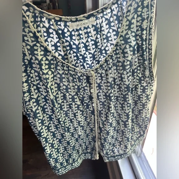 DOEN Rowe TOP -- SOLEDAD BLOOM XXS EUC - Picture 3 of 5